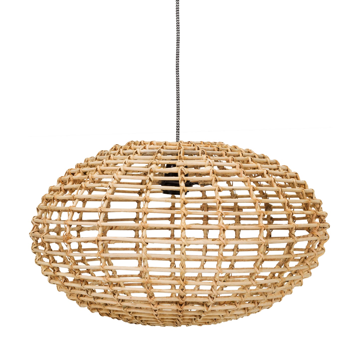 Pumpkin pendel i naturfarvet rattan