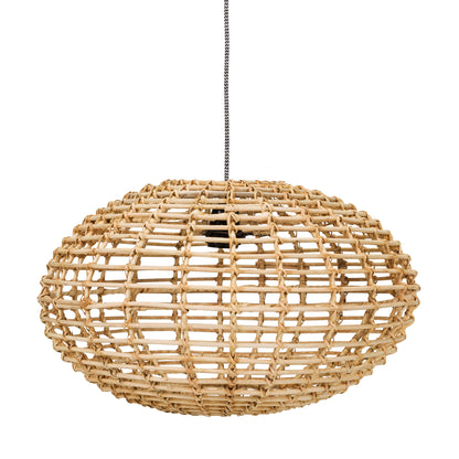 Pumpkin pendel i naturfarvet rattan
