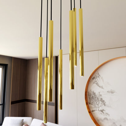 Selter 7 premium pendant light gold