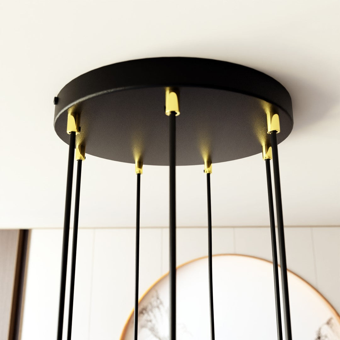 Selter 7 premium pendant light gold