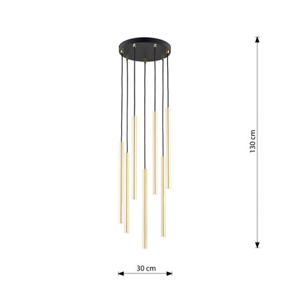 Selter 7 premium pendant light gold