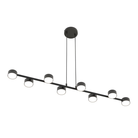 Megara 8 pendant light black