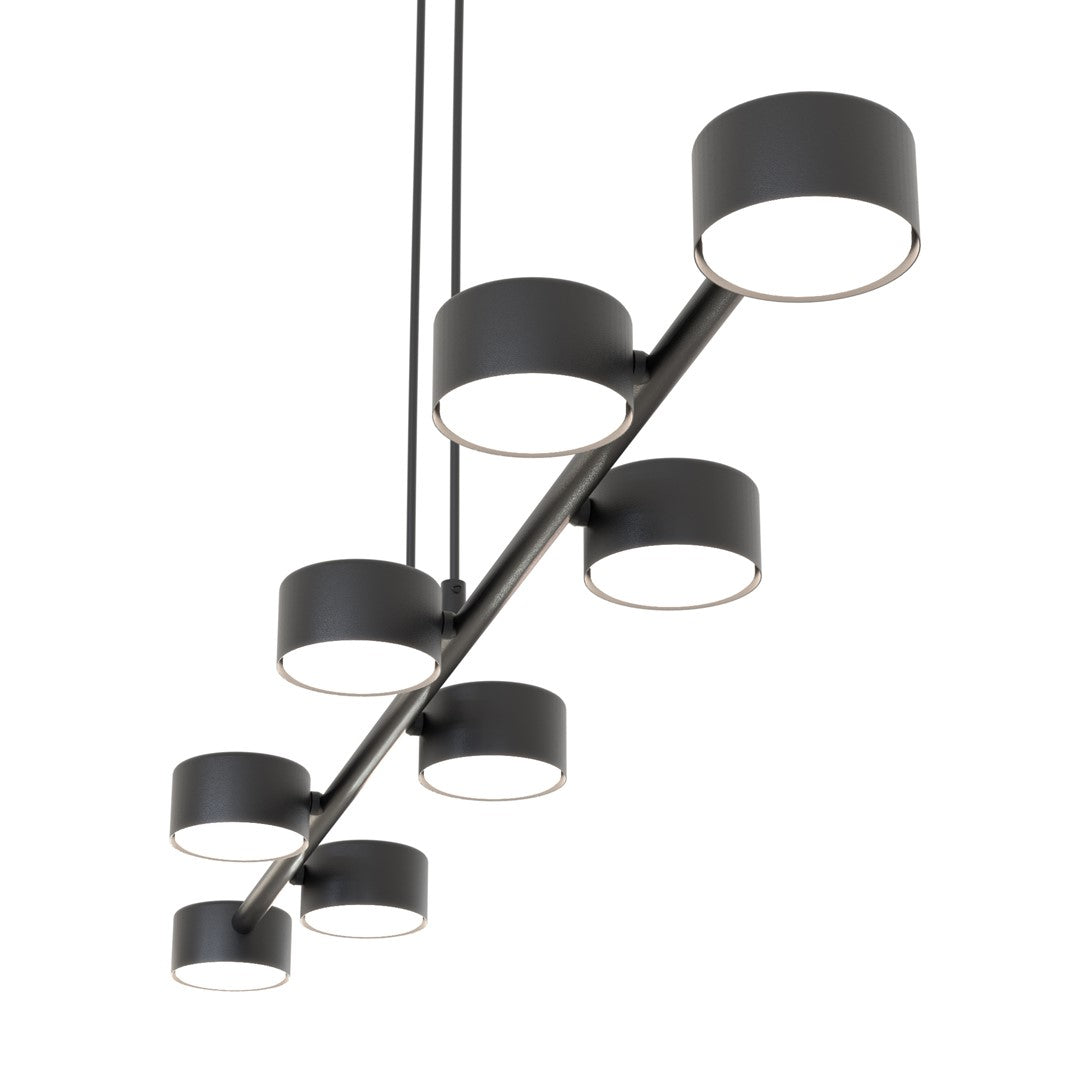 Megara 8 pendant light black