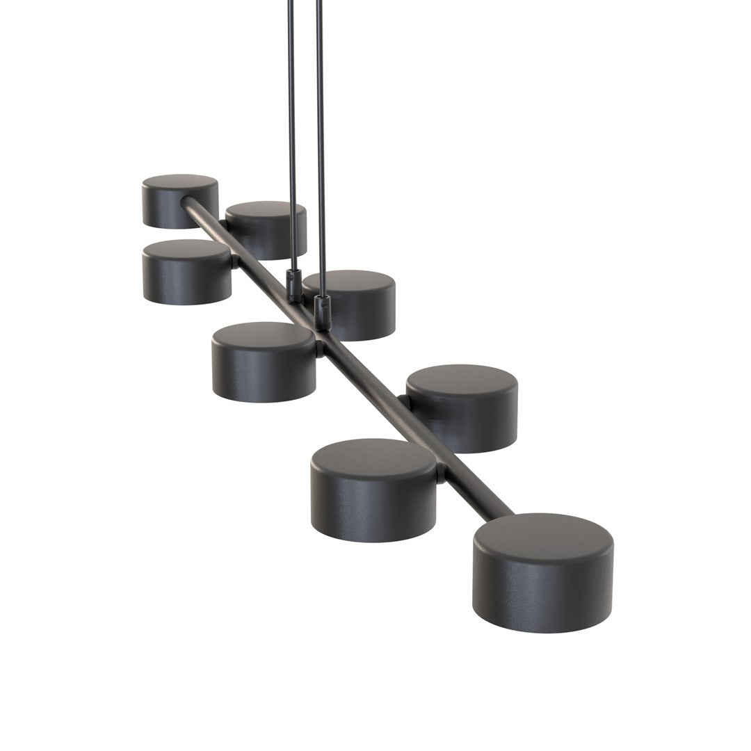 Megara 8 pendant light black