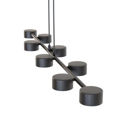 Megara 8 pendant light black