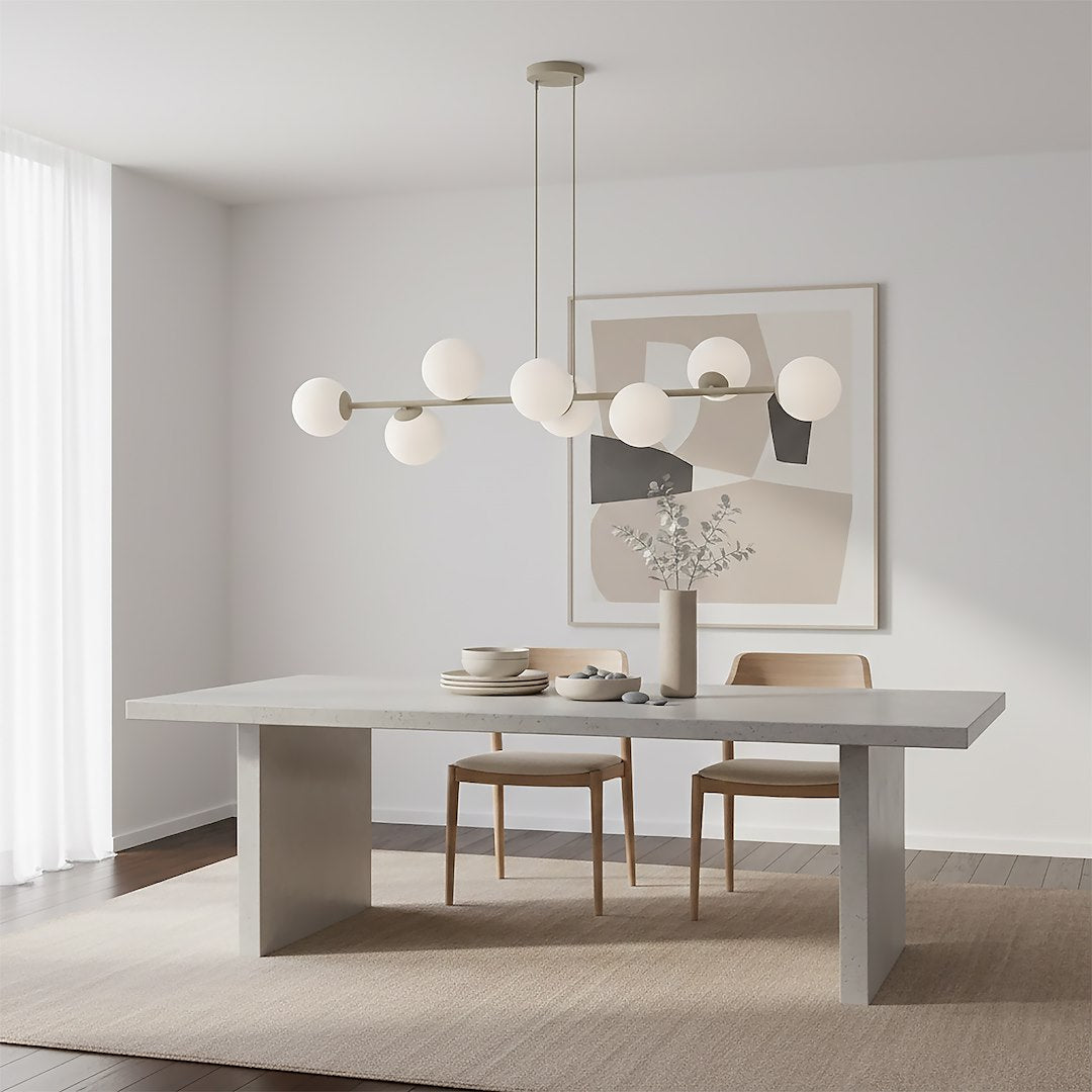 Magnus 8 pendant lamp mocha/opal