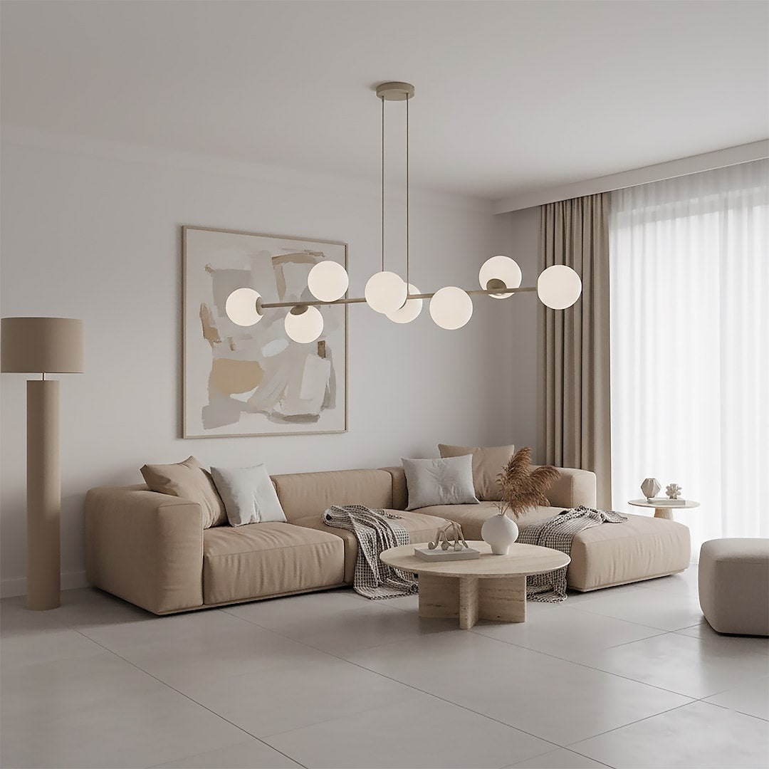 Magnus 8 pendant lamp mocha/opal