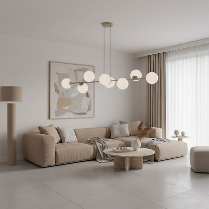 Magnus 8 pendant lamp mocha/opal