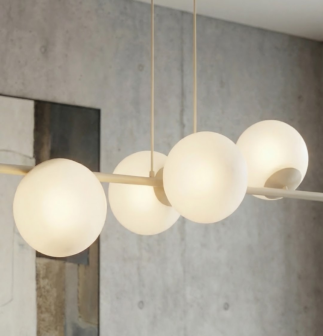 Magnus 8 pendant lamp mocha/opal