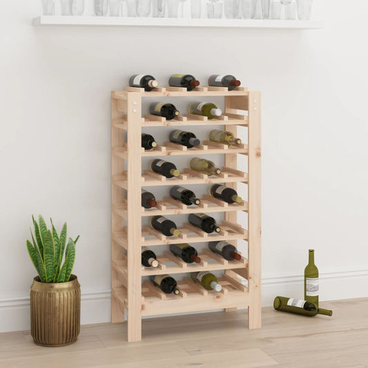 Vinreol 61,5X30X107,5 Cm Massivt Fyrretræ