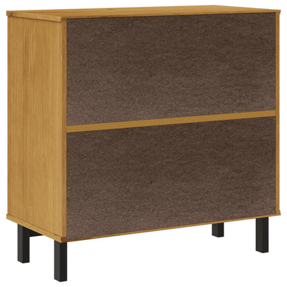 Kommode Flam 80X40X80 Cm Massivt Fyrretræ