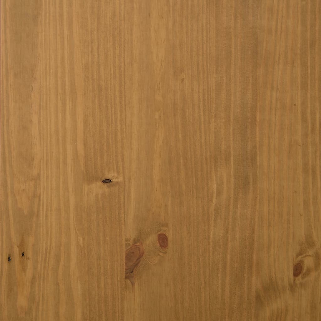 Kommode Flam 110X40X80 Cm Massivt Fyrretræ