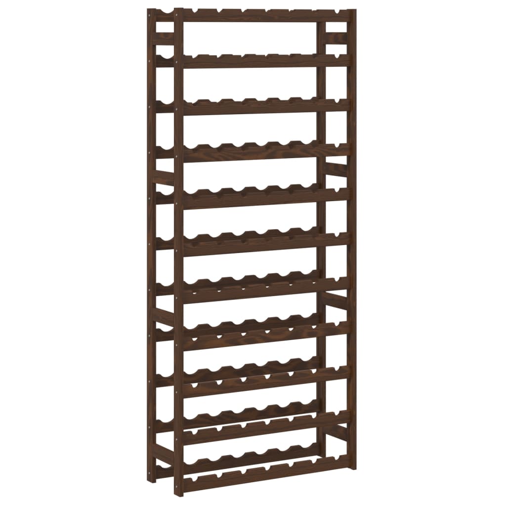 Vinreol Til 77 Flasker Massivt Fyrretræ