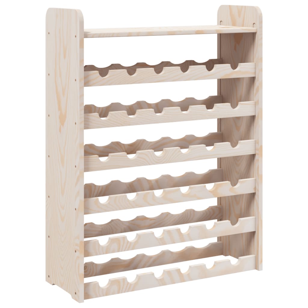 Vinreol Med Topplade 67,5X25X87 Cm Massivt Fyrretræ