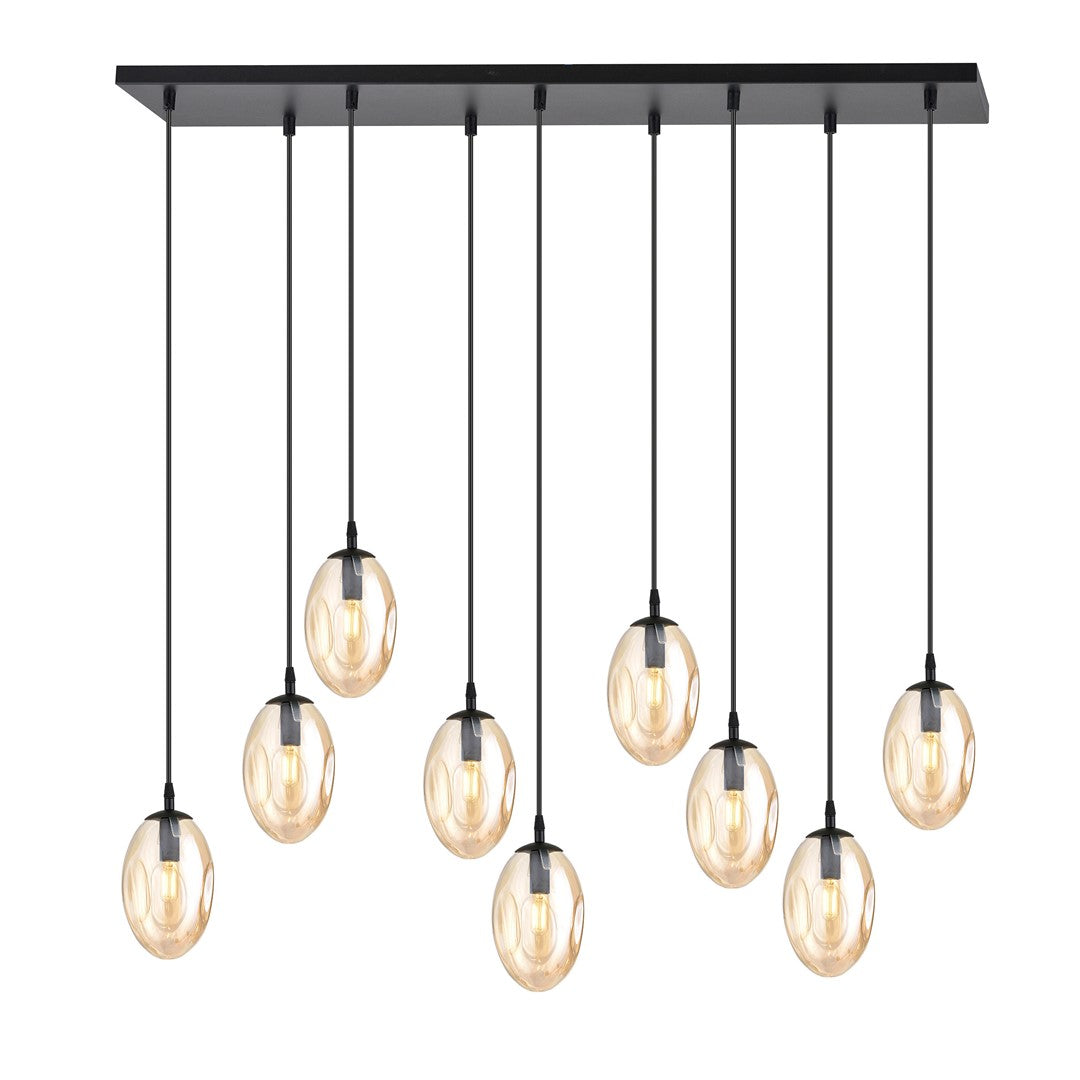 Astral 9 pendant light amber