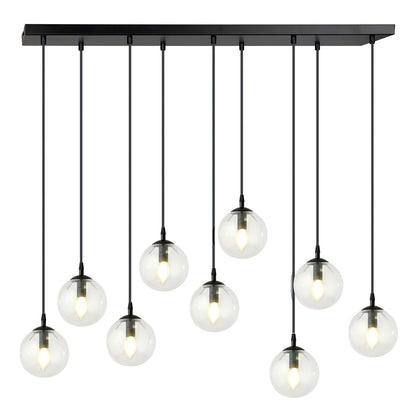 Cosmo 9 pendant light clear