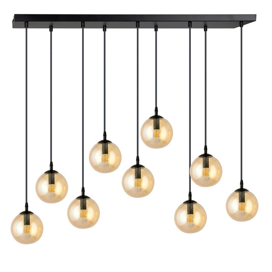 Cosmo 9 pendant light amber