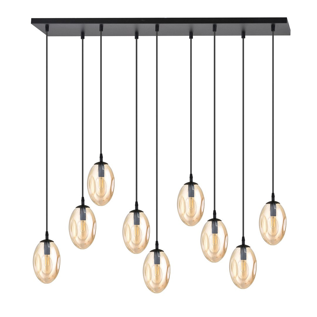 Astral 9 pendant light amber