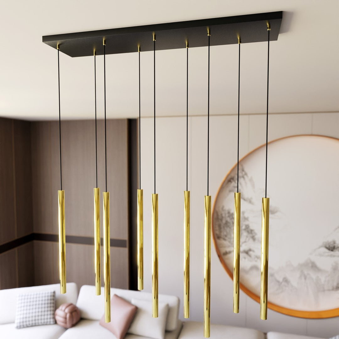 Selter 9 pendant light gold