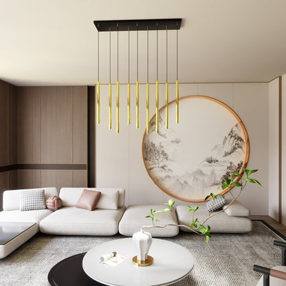 Selter 9 pendant light gold