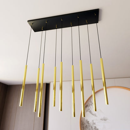 Selter 9 pendant light gold