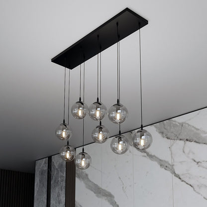 Cosmo 9 pendant light graphite