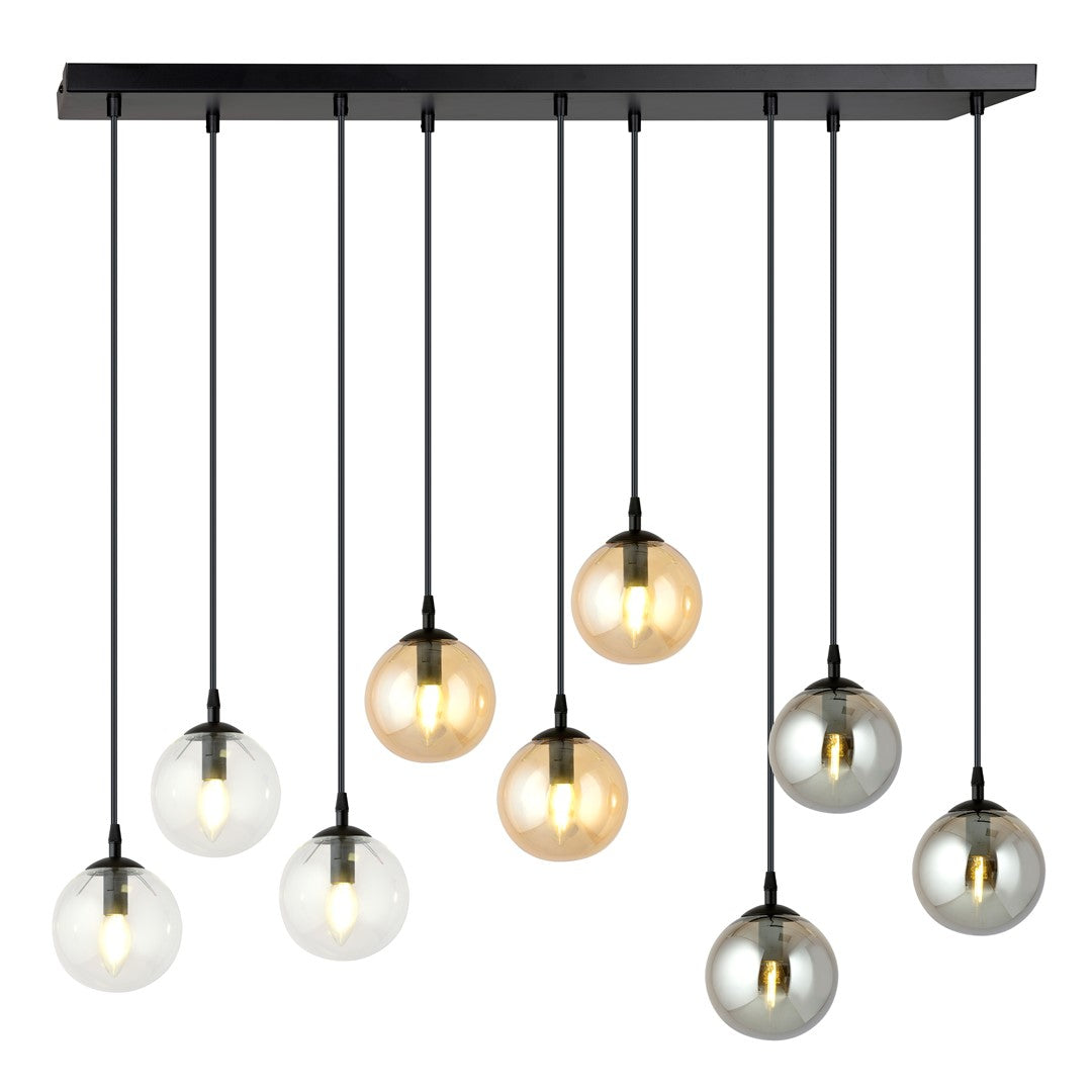 Cosmo 9 pendant light blue/mixed