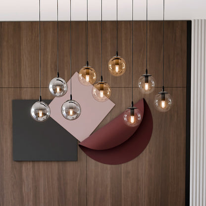 Cosmo 9 pendant light blue/mixed