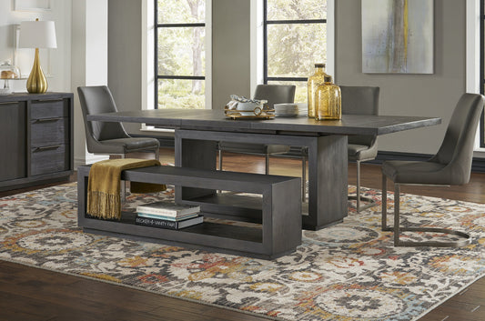 Oxford Rectangular Dining Table in Basalt Grey