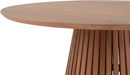 Dining Table Ø130, Natural Acacia Wood