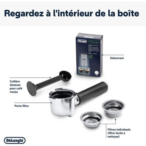 DELONGHI EC 685.BK Klassisk espressomaskine i Dedica-stil - sort