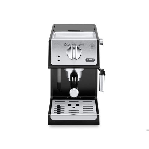 Espressomaskine med pumpe - DELONGHI - ECP33.21.BK - 15 bar - Sort / Sølv