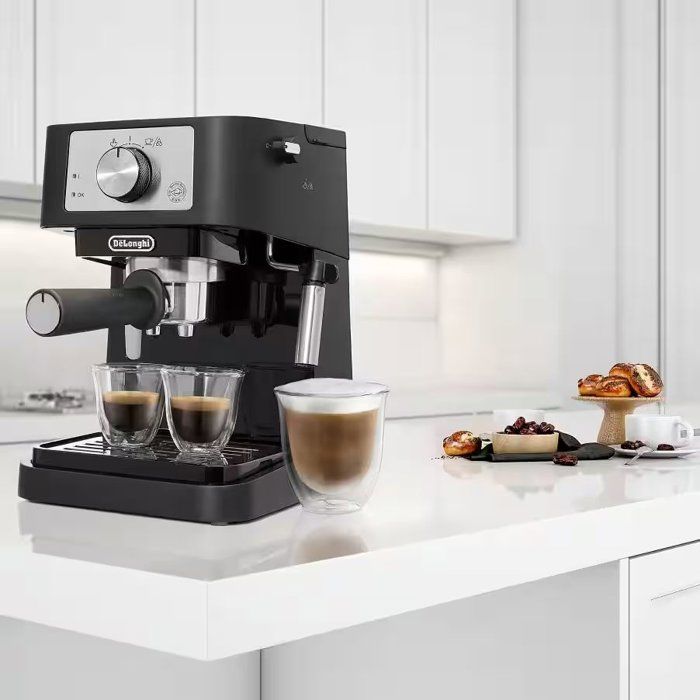 Espresso Machine - DELONGHI - Stilosa EC230.BK - 1100 W - Steam Wand - Black