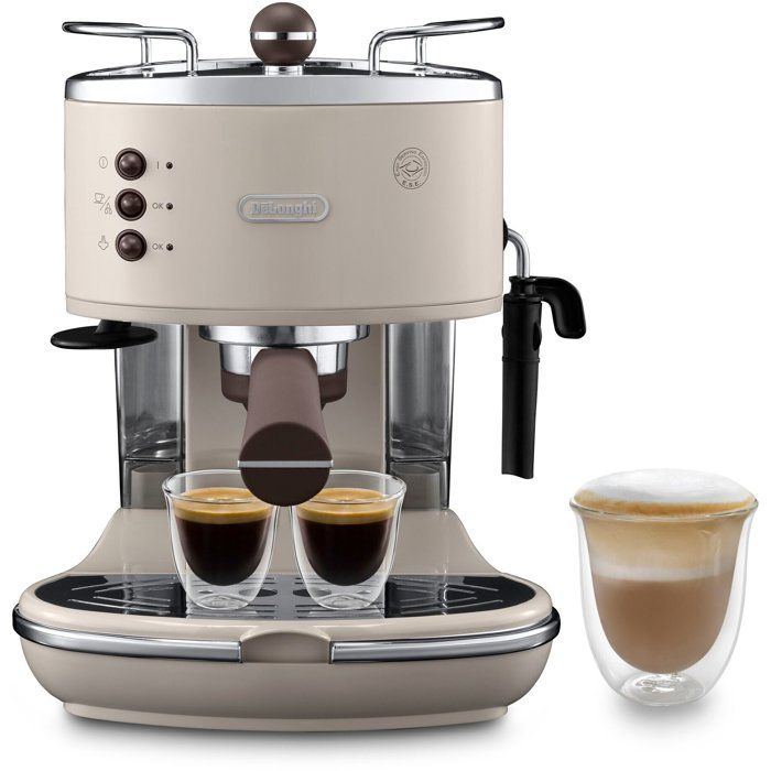 DELONGHI ECOV 310.BG Classic Espresso Machine Icona Vintage - Beige