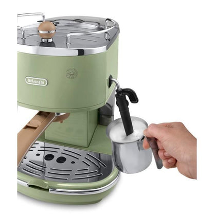 DELONGHI ECOV 310.GR Classic Icona Espresso Machine - Green