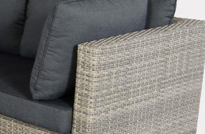 Almadia Modulo Lounge Corner Set - 4 Pieces - Natural Kobo Grey