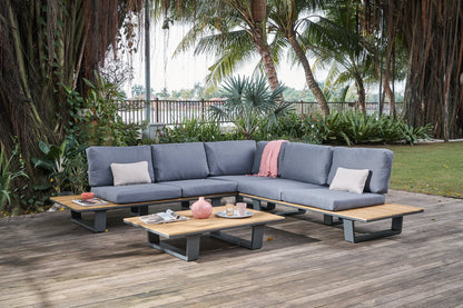 Lota Lounge Corner Set - 3 Piece - Anthracite