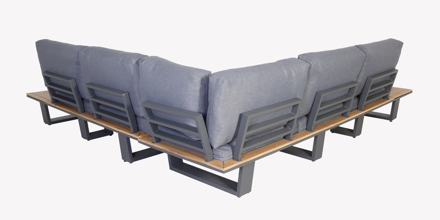 Lota Lounge Corner Set - 3 Piece - Anthracite