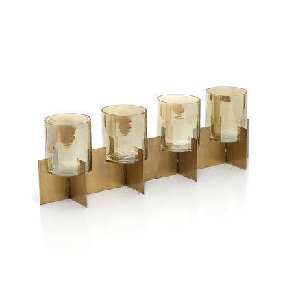 The Quarta Candle Holder - Gold