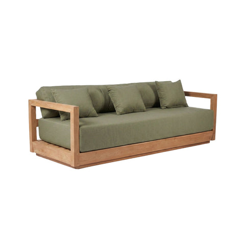 Den Umalas 3-personers sofa - udendørs - grøn alge