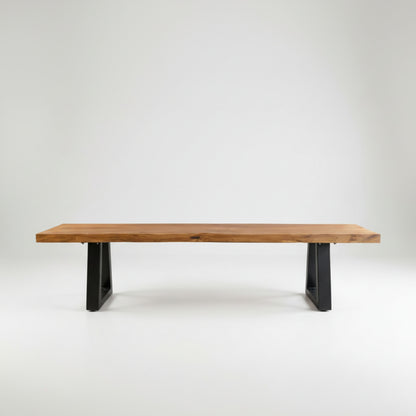 Bænk med jernben - natur - 220