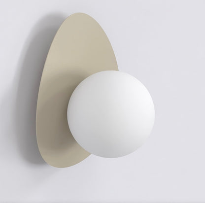 Ovo wall lamp mocha