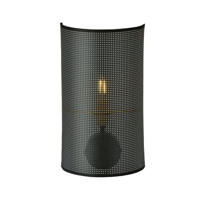 Aston wall lamp black/gold