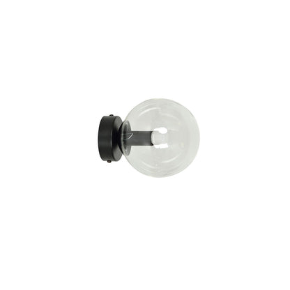 Rossi wall lamp black/clear