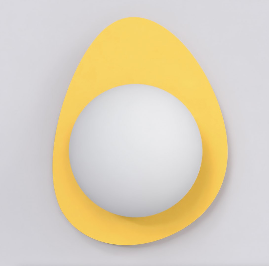 Ovo wall lamp orange