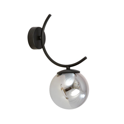 Boston wall lamp black/graphite