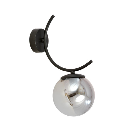 Boston wall lamp black/graphite