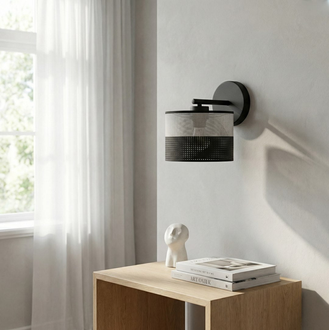 Karbon wall lamp black/grey