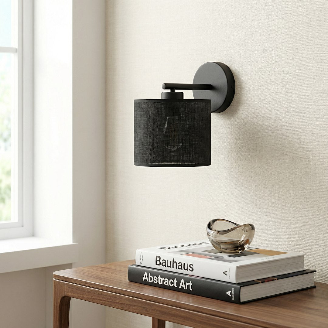 Eco wall lamp black