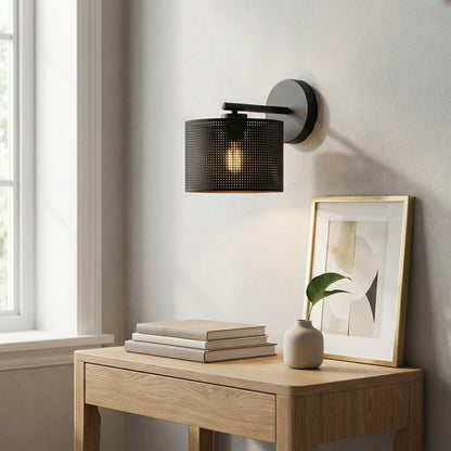 Lux wall lamp black